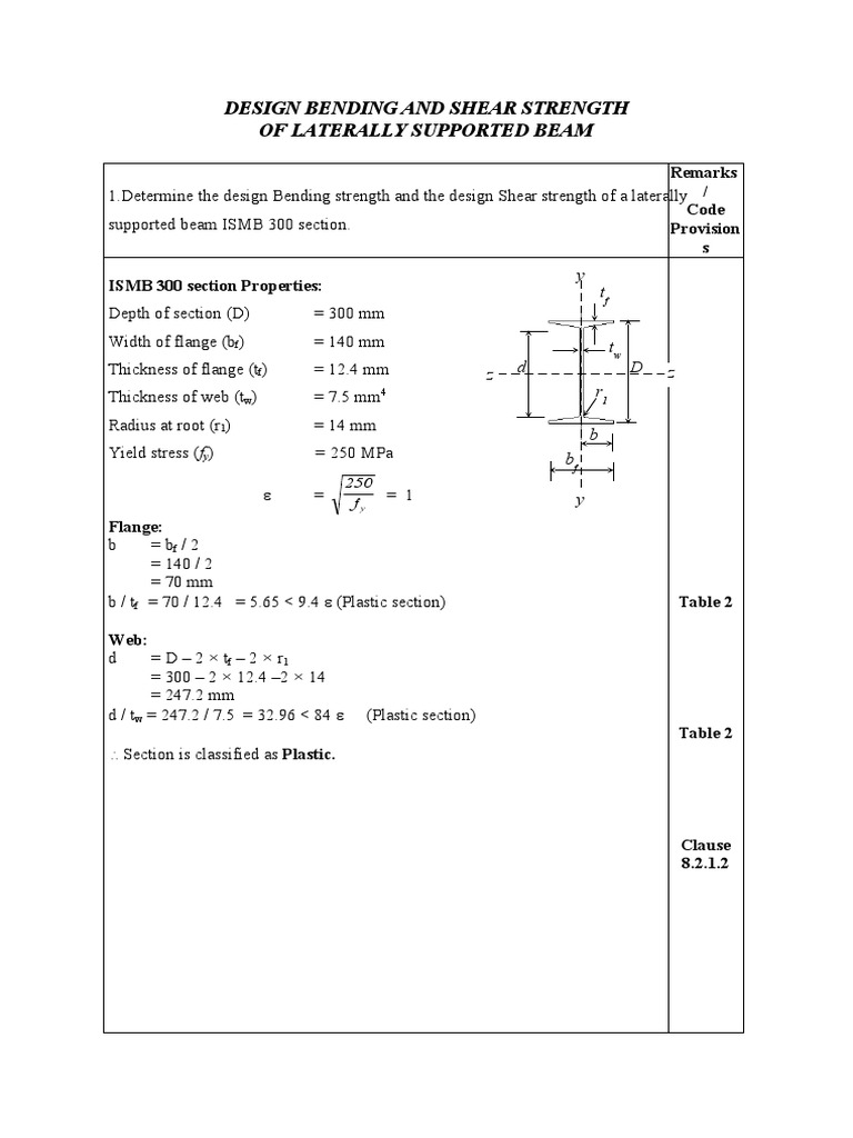 1 Beam | PDF | Bending | Strength Of Materials