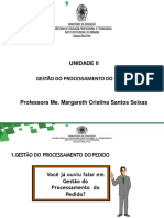 Gestão Logística - UNID. II - Aula 4 - Gestão Do Processamento Do Pedido