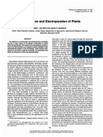 Electrofusion and Electroporation of Plants: Review
