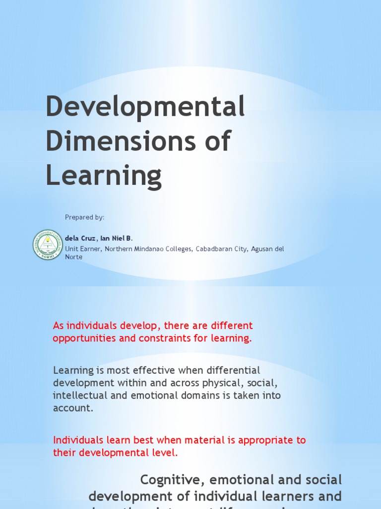 Developmental Learning Stages Explained | PDF | Philosophical Theories ...