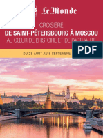 Croisière de Saint-Pétersbourg à Moscou au cœur de l'histoire et de l'actualité