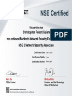 Christopher Robert Guiam NSE - 2 - Certificate