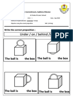 Under / On / Behind /in: The Ball Is The Box The Ball Is The Box