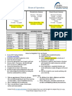 2019 Fall Testing Center Info Guide Sheet