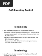 QAD Inventory Control