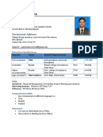 CV Aqib Mehmood MBA Finance Banking Experience