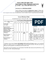 Hkk-D'-V-Ia&Hkkjrh D'F"K Vuqla/Kku Lalfkku: Lower Division Clerk