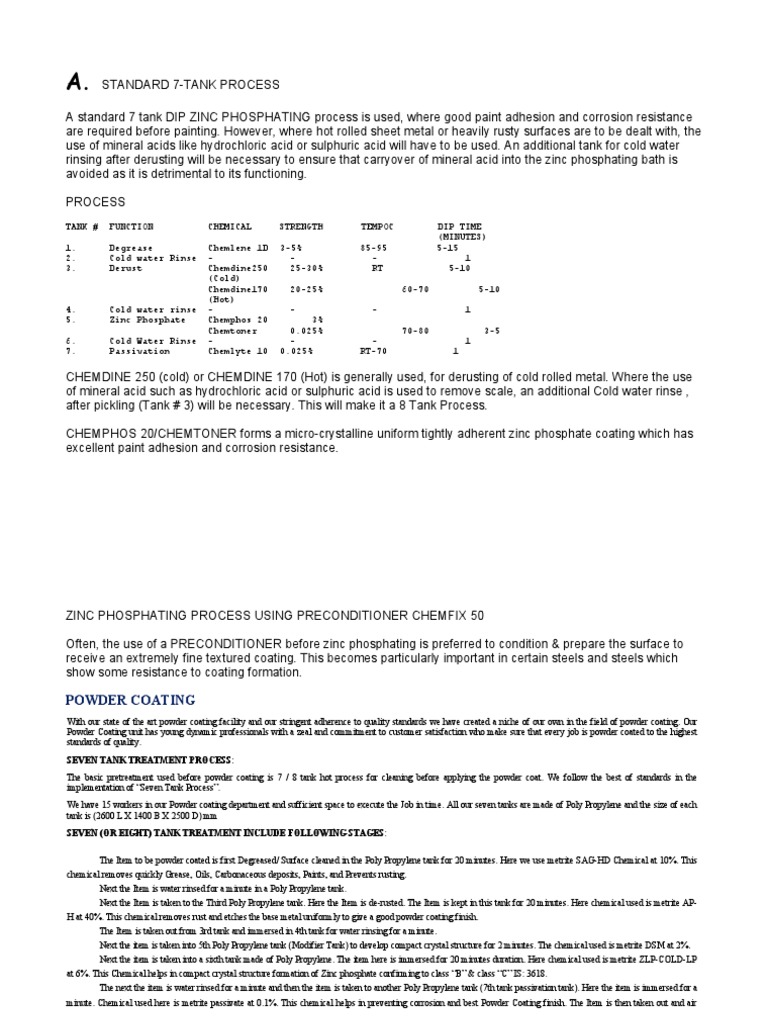 7 Tank Process | PDF | Industrial Processes | Procedural Knowledge