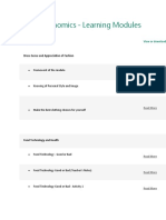 Home Economics - Learning Modules: Description View or Download