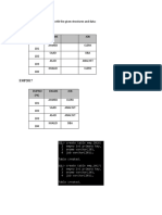 Create and query employee tables with promotions and subqueries