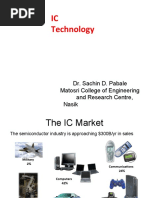 IC Technology: Dr. Sachin D. Pabale Matosri College of Engineering and Research Centre, Nasik