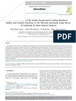 The Development of The Scaled Accelerated Loading Simulator Facility and Transfer Functions To The Full-Scale Pavement Using Theory of Similitude by Nite Element Analysis