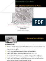 O Plano Urbanístico de Paris de Haussmann