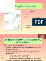 Textile Chemical Processing Route
