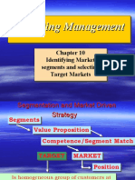 Marketing Management: Identifying Market Segments and Selecting Target Markets