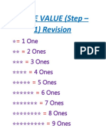Place Value (Step - 1) Revision
