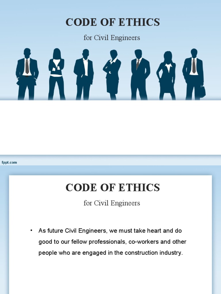Civil Engineers' Code of Ethics | PDF | Engineer | Civil Engineering