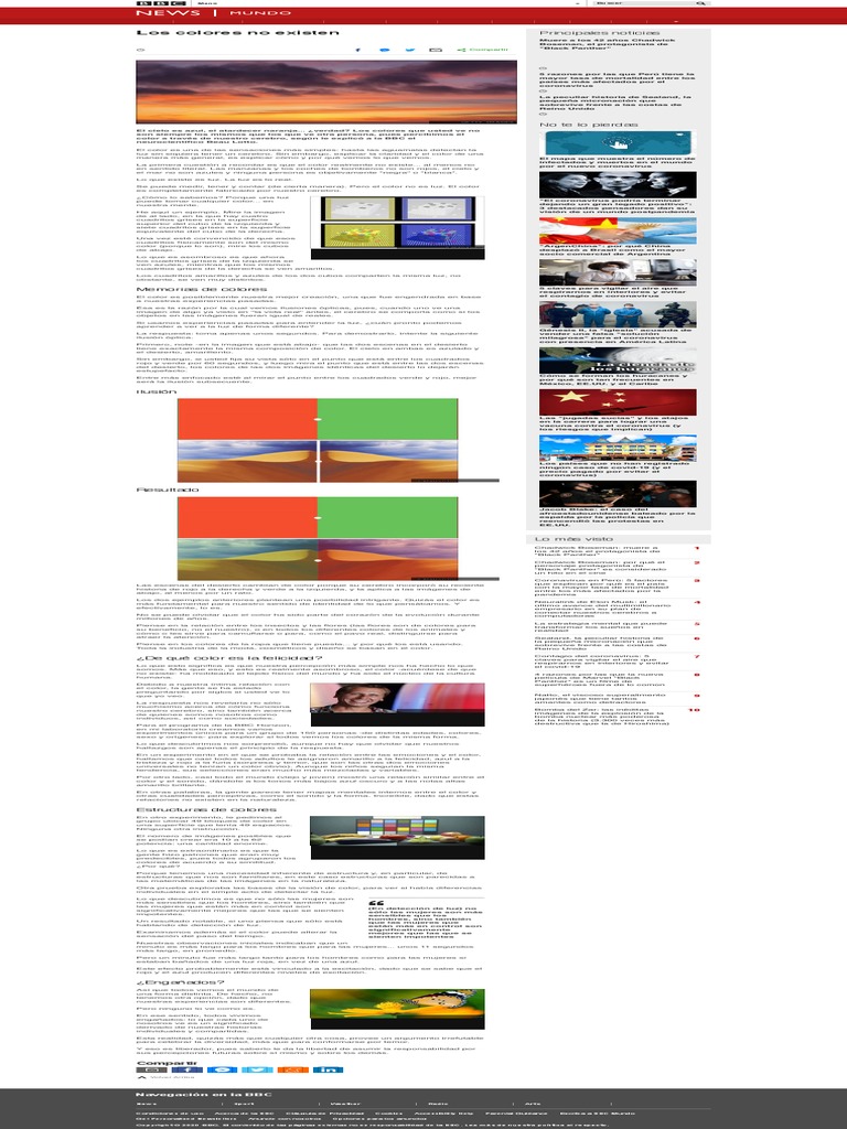 BBC Los Colores No Existen PDF Color Ligero