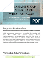 MEMAHAMI SIKAP DAN PERILAKU WIRAUSAHAWAN