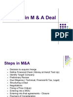 Lec 2 - Steps - in - M - & - A - Deal