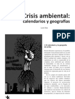 Díaz, Lucio - Crisis ambiental. Calendarios y geografías