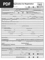 Application For Registration: BIR Form No