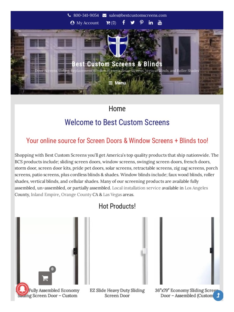 Window Screens | PDF | Architectural Elements | Building Materials