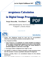 Brightness Calculation in Digital Image Processing