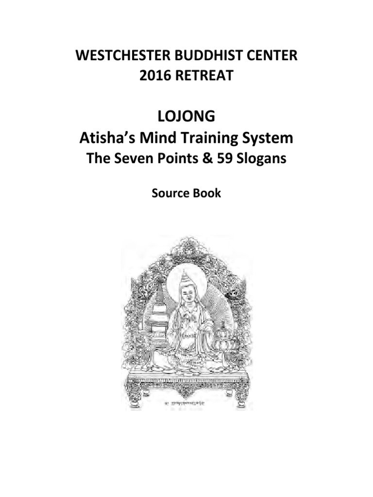 WBC 2016 Lojong Retreat SB v5B PDF Tibetan Buddhism Indian Religions