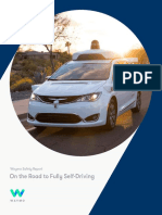 Safety Report 2018 Waymo - Estadisticas Justificacion