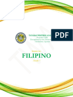 Filipino Module