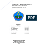 Pengembangan Formula - Pemgembangan Formula Makanan Selingan 2 - Golongan C - Kelompok 2