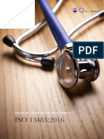 ISO 13485 Gestión de Calidad de Dispositivos Médicos