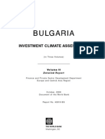 Bulgaria: Investment Climate Assessment Vol. 2