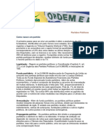 Partidos Políticos - Como Nasce Um Partido PDF