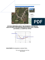 ESTUDIO HIDROGEOLOGICO - Caserio - Las - Ruinas