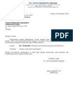 Kwitansi Permohonan Invoice Pengawasan Parkir