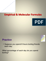 6empirical Vs Molecular Formulas