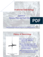 3 Seismic Rays Earth Structure