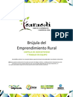 Brújula del Emprendimiento Rural CARTILLA DE ASOCIATIVIDAD Y TRABAJO EN EQUIPO