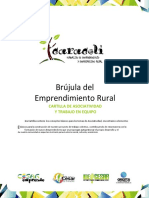 Brújula Del Emprendimiento Rural CARTILLA DE ASOCIATIVIDAD Y TRABAJO EN EQUIPO