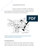 R I E S G O S E L É C T R I C O S Trabajo Final Salud Ocupacional