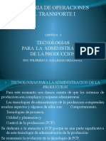 Tecnologías para La Administración de La Producción