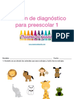 Ejercicios para Preescolar