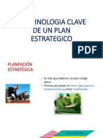 Terminologia Clave de Un Plan Estrategico