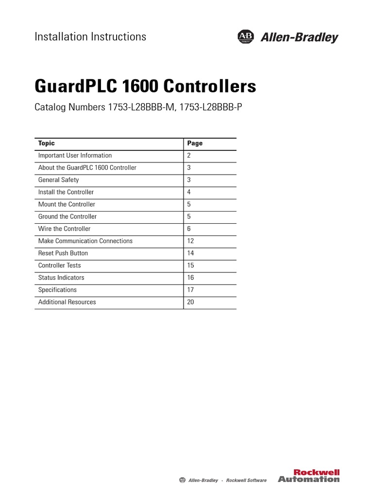 GuardPLC 1600 Controllers | PDF | Electrostatic Discharge | Electronics