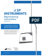 Da Vinci SP Instruments Reprocessing Instructions (553905-01) PDF