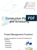 4-Construction Management - Project Planning and Scheduling