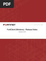 Forticlient 5.6.6 Windows Release Notes