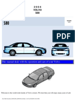 Volvo s80 Owners Manual 2004